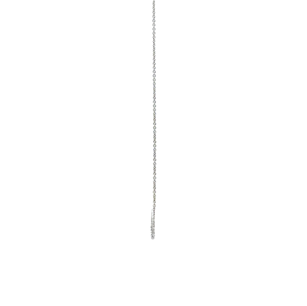 Necklace In 18K White Gold 1mm & 45cm