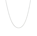 Necklace In 18K White Gold 1mm & 45cm