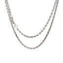Heavy White Gold Necklace In 18K