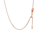 Rose Gold Extender Necklace In 9K 57cm
