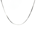 Shiny Snake Necklace In Sterling Silver 40cm