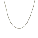 Snake Style Necklace In Sterling Silver 40cm