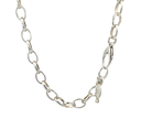 Oval Belchor Chain Silver Necklace