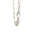 Oval Belchor Chain Silver Necklace