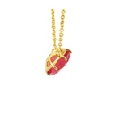 Peachy Pink La Diamantine Crystal Necklace
