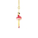 Mini Pas De Deux Pink Ballerina Necklace
