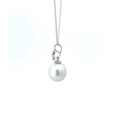 South Sea Pearl Pendant With Diamond Dangle In 18K