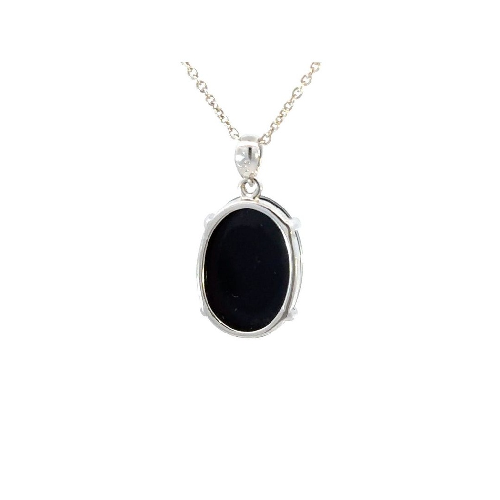 Triplet Opal Pendant In Sterling Silver