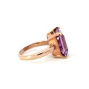 9ct Rose Gold Amethyst Ring
