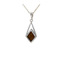 Aussie Doublet Opal Pendant In Sterling silver