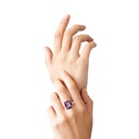 9ct Rose Gold Amethyst Ring