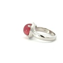 9ct White Gold Pink Tourmaline Ring