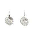 Woven Star Earrings In Sterling Silver