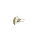 Granulation Domed Silver Studs