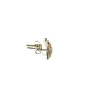 Granulation Domed Silver Studs
