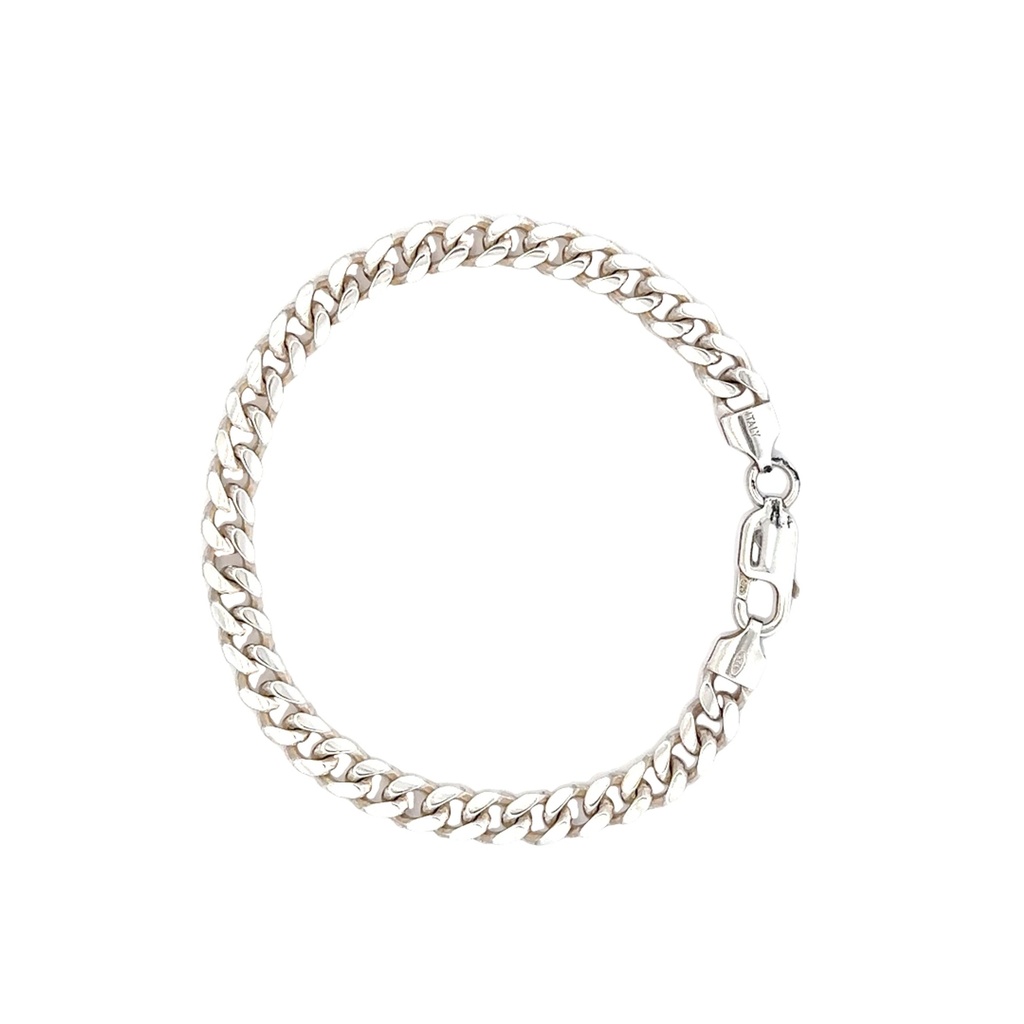 Sterling Silver Curb Link Bracelet