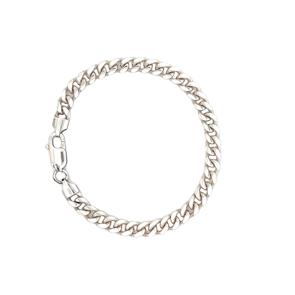 Sterling Silver Curb Link Bracelet