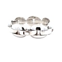 Rounded Rectangular Link Bracelet In Silver