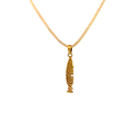 Sepik Mask Pendant In 18ct Yellow Gold