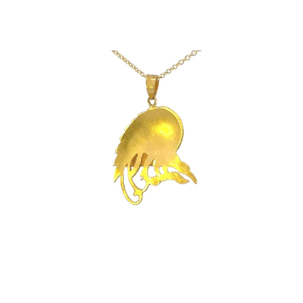 22ct Bird of Paradise Gold Pendant