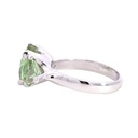 Green Tourmaline 18K White Gold Ring