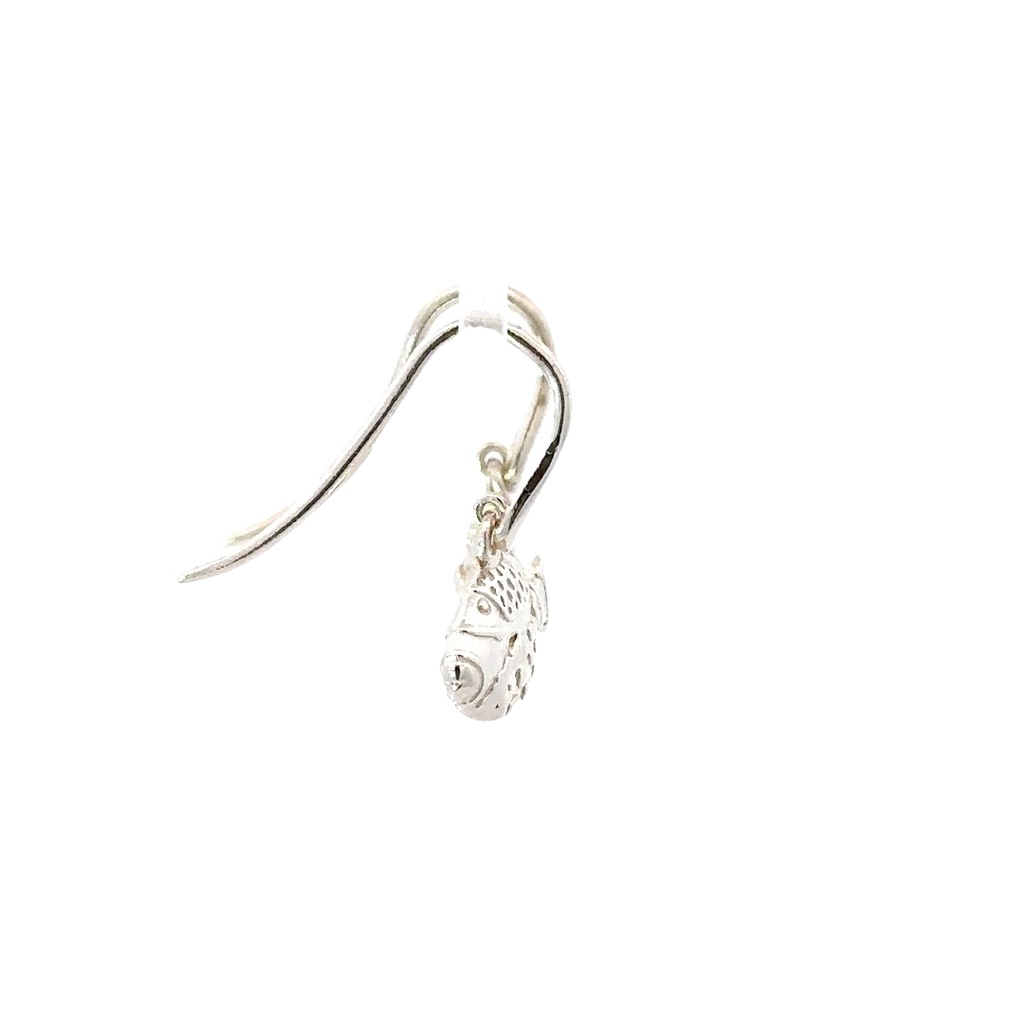 Triggerfish Earrings In Sterling Silver