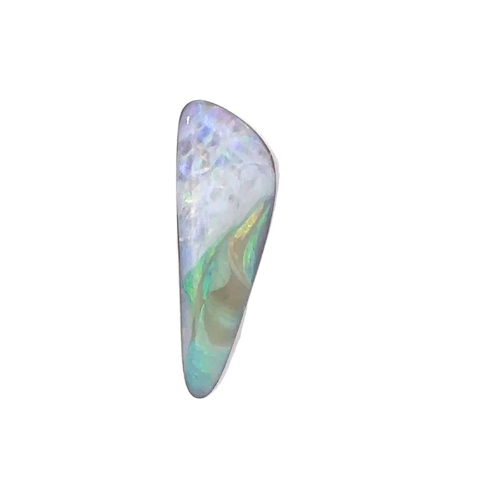 Solid Black Loose Opal 6.06Ct