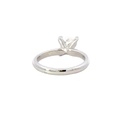 Princess cut Cubic Ring In Sterling Silver