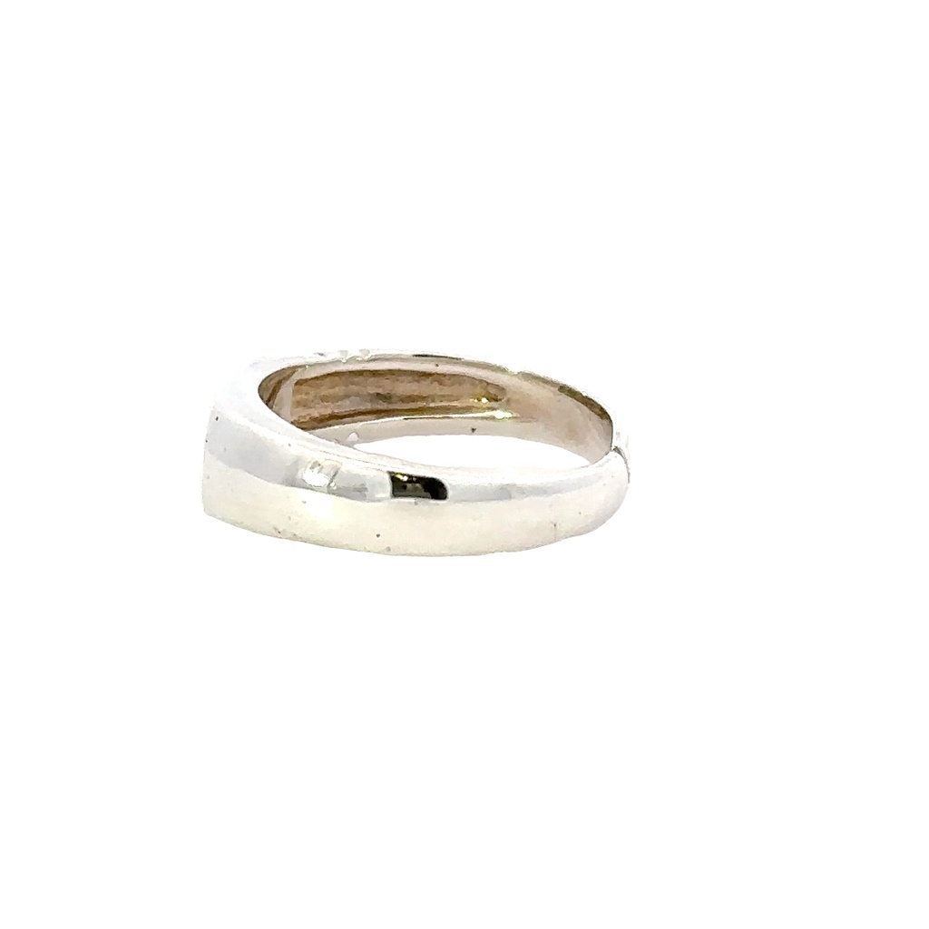 Inlaid Opal Ring In Sterling SIlver