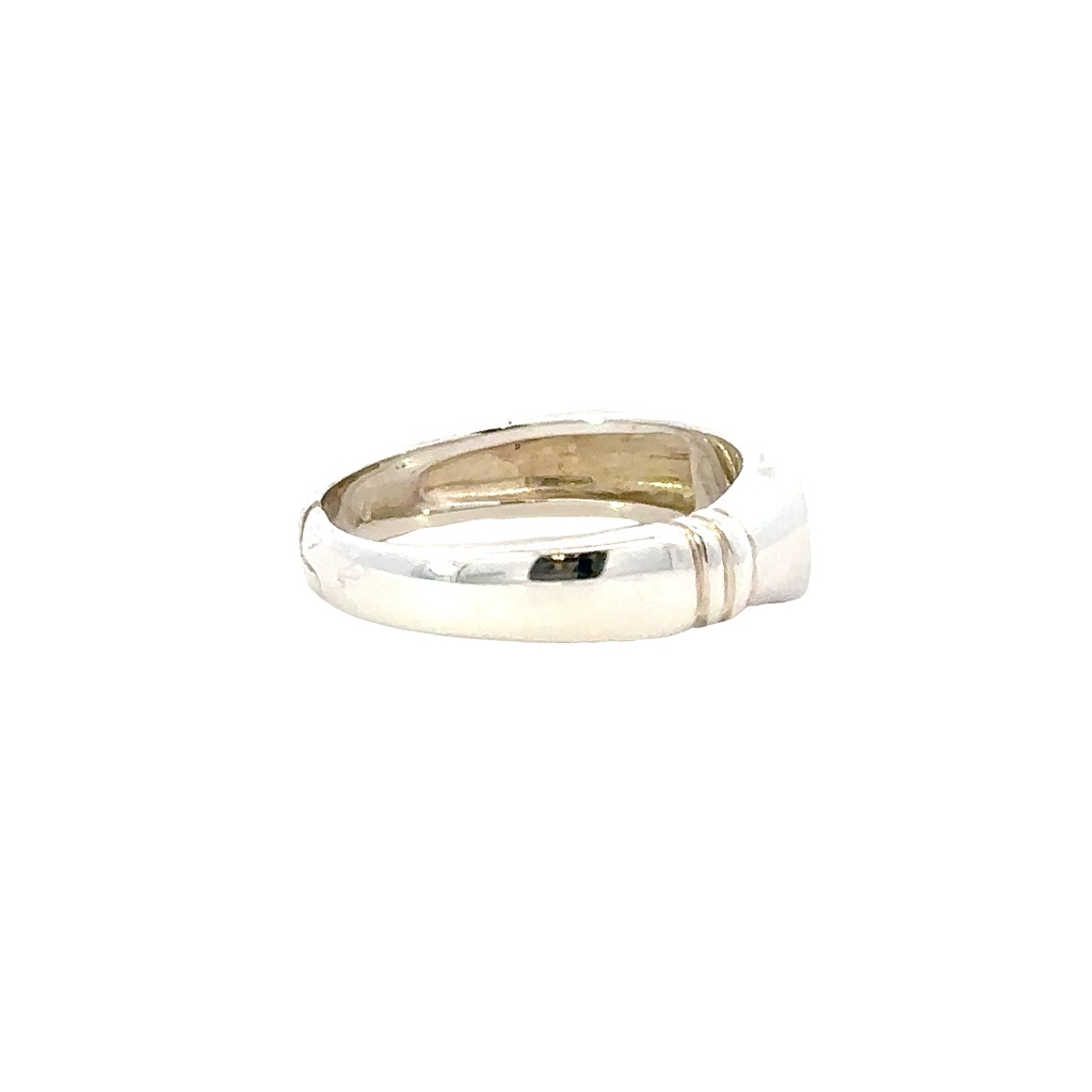 Inlaid Opal Ring In Sterling SIlver