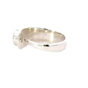 Solid Aussie Opal Ring In Sterling Silver