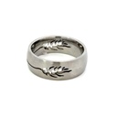 Stainless Steel Fish Skeleton Ring