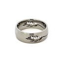 Stainless Steel Fish Skeleton Ring