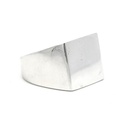 Rectangular Signet Ring In Sterling Silver