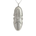 Tribal Mask Pendant In Sterling Silver