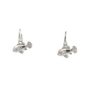 Clownfish Earrings In Sterling Silver