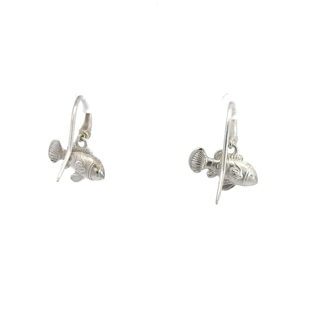 Clownfish Earrings In Sterling Silver