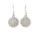 Sterling Silver Star Goroka Earrings
