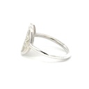 Star Disc Silver Ring