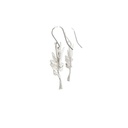 Banana Tree Earrings In Sterling Silver