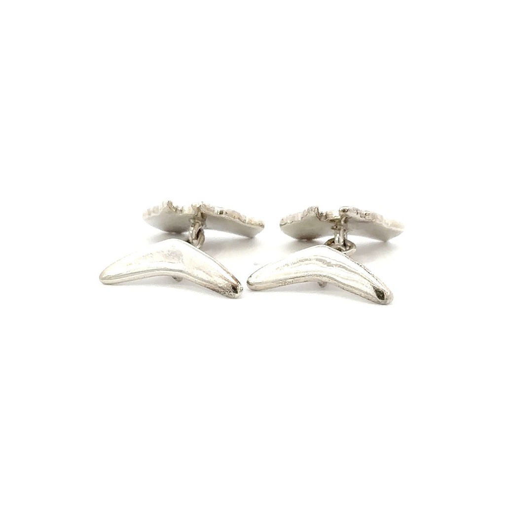 Silver Australia & Boomerang Cufflinks