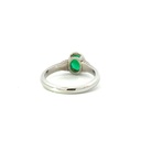 Emerald Ring Set In Platinum