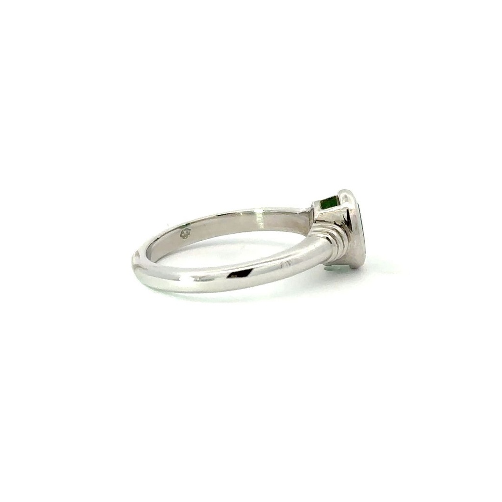 Emerald Ring Set In Platinum