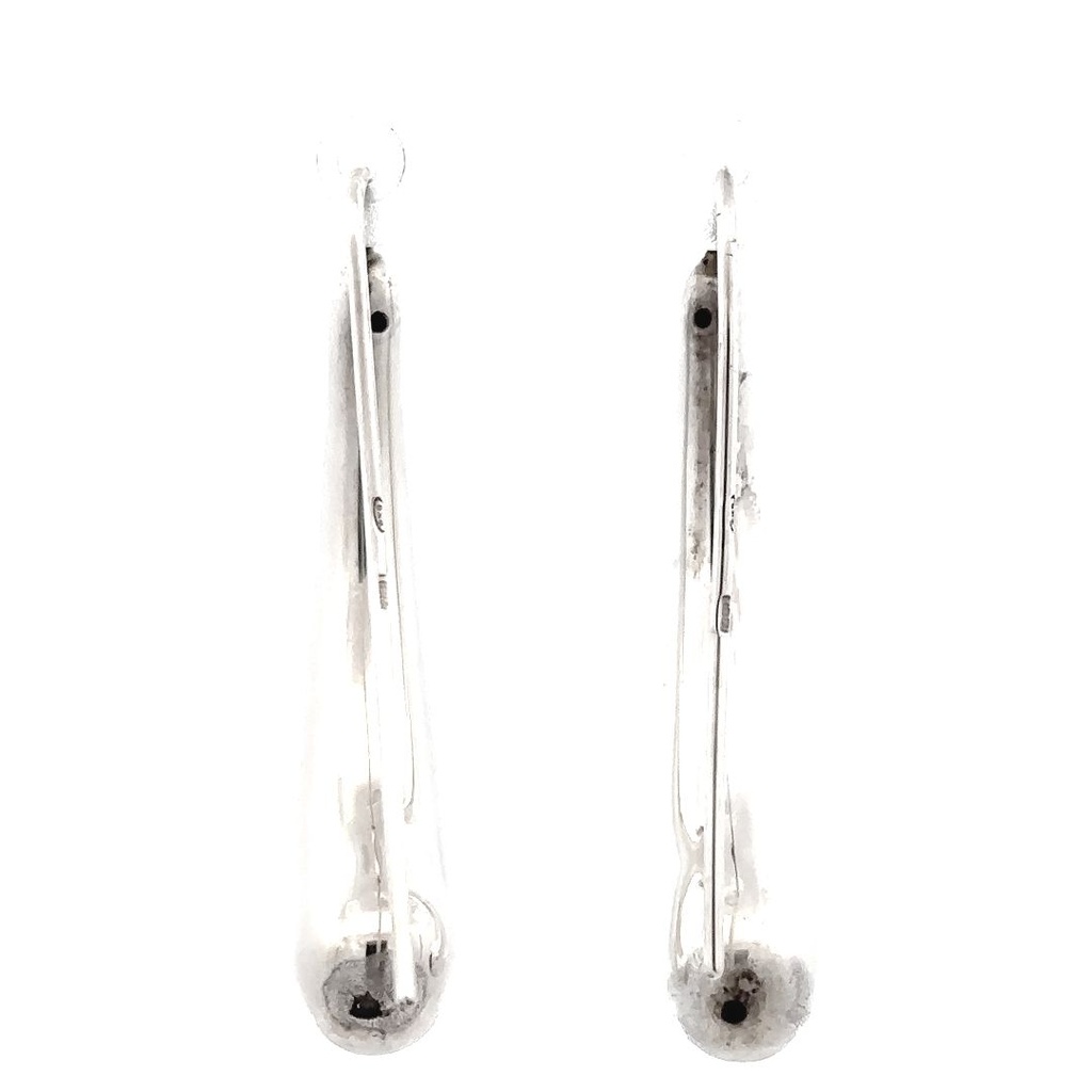 Sterling Silver Graduated Hook Earrings