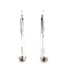 Sterling Silver Graduated Hook Earrings