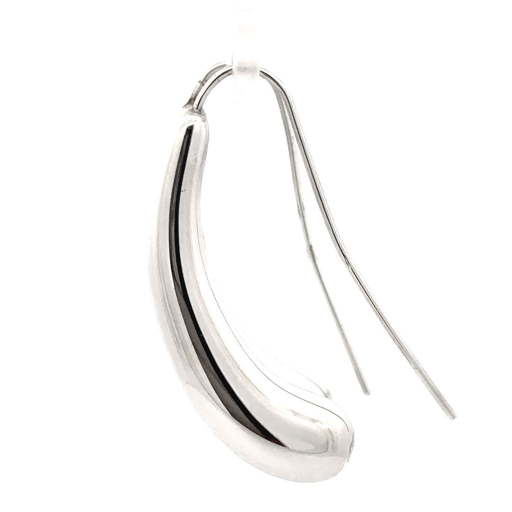Sterling Silver Graduated Hook Earrings
