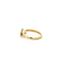 Childs Ring With Blue Flower In 18K Yellow Gold