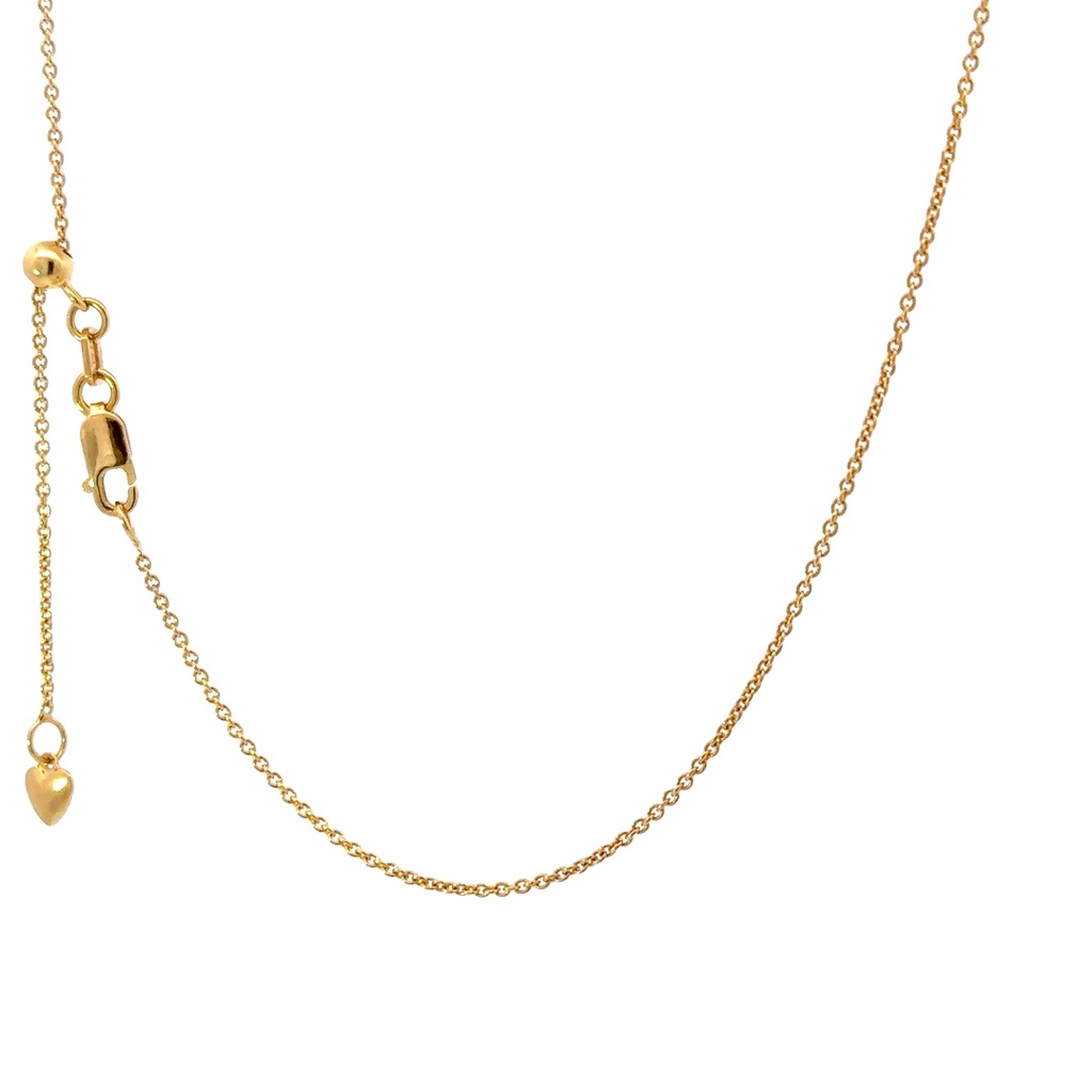 18Carat Gold Slider Chain