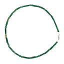 Adventurine Necklace With Silver Clasp