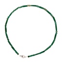 Adventurine Necklace With Silver Clasp